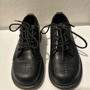 Dr. Martens Black Oxford Celia Shoes
